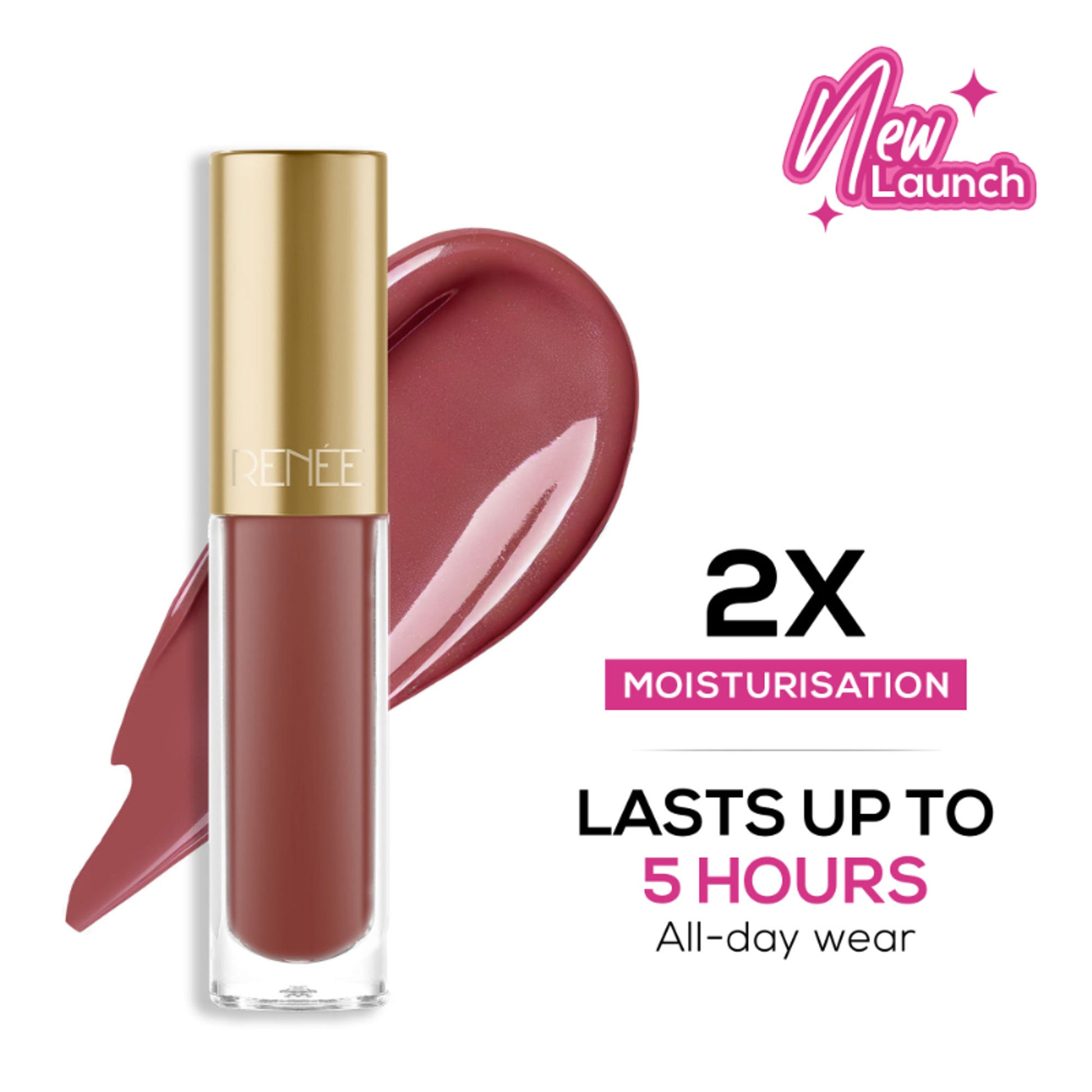 Renee Cosmetics H2O Hydrating Liquid Lipstick - Nude Lake
