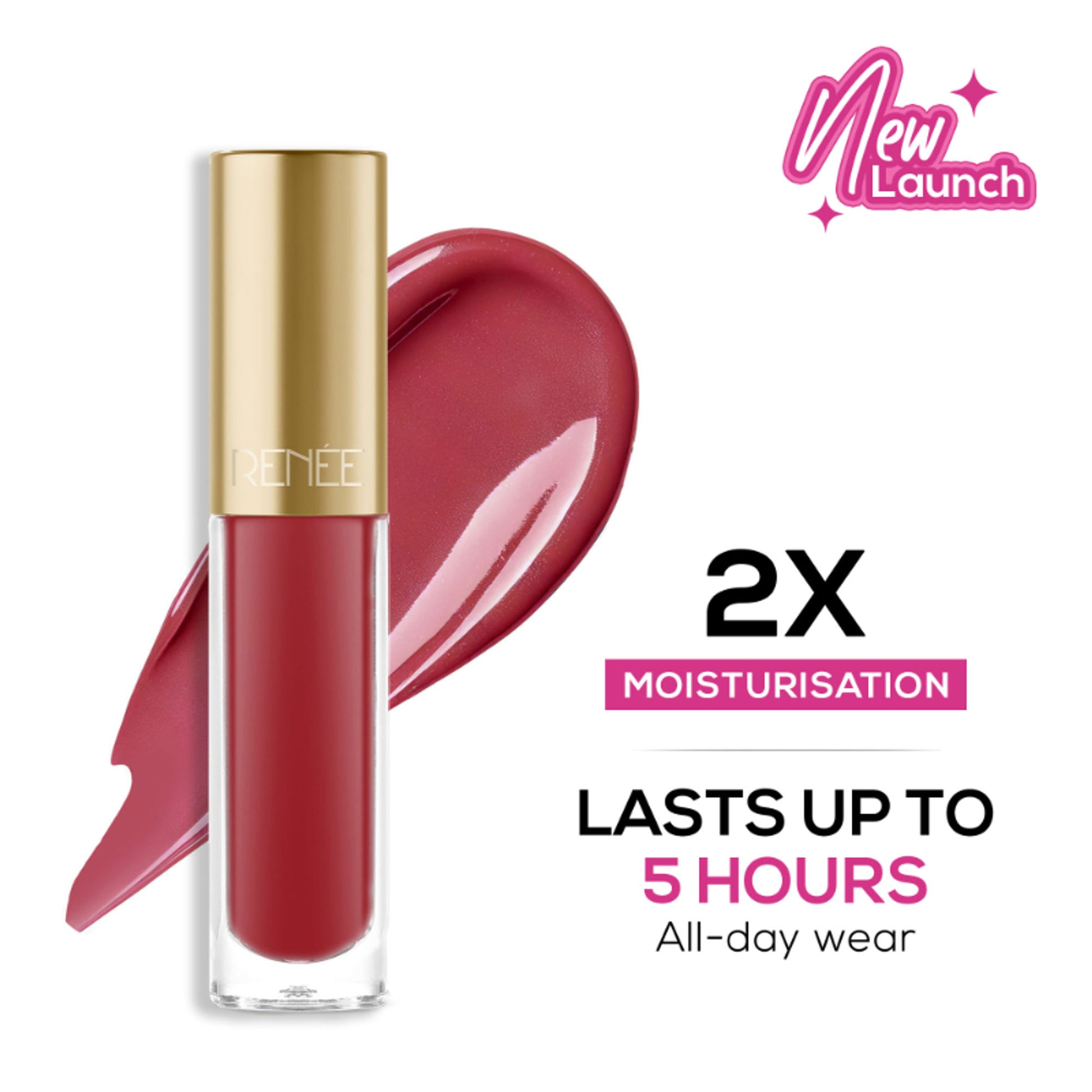 Renee Cosmetics H2O Hydrating Liquid Lipstick - Red Spring