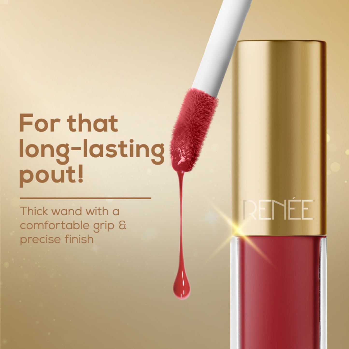 Renee Cosmetics H2O Hydrating Liquid Lipstick - Red Spring