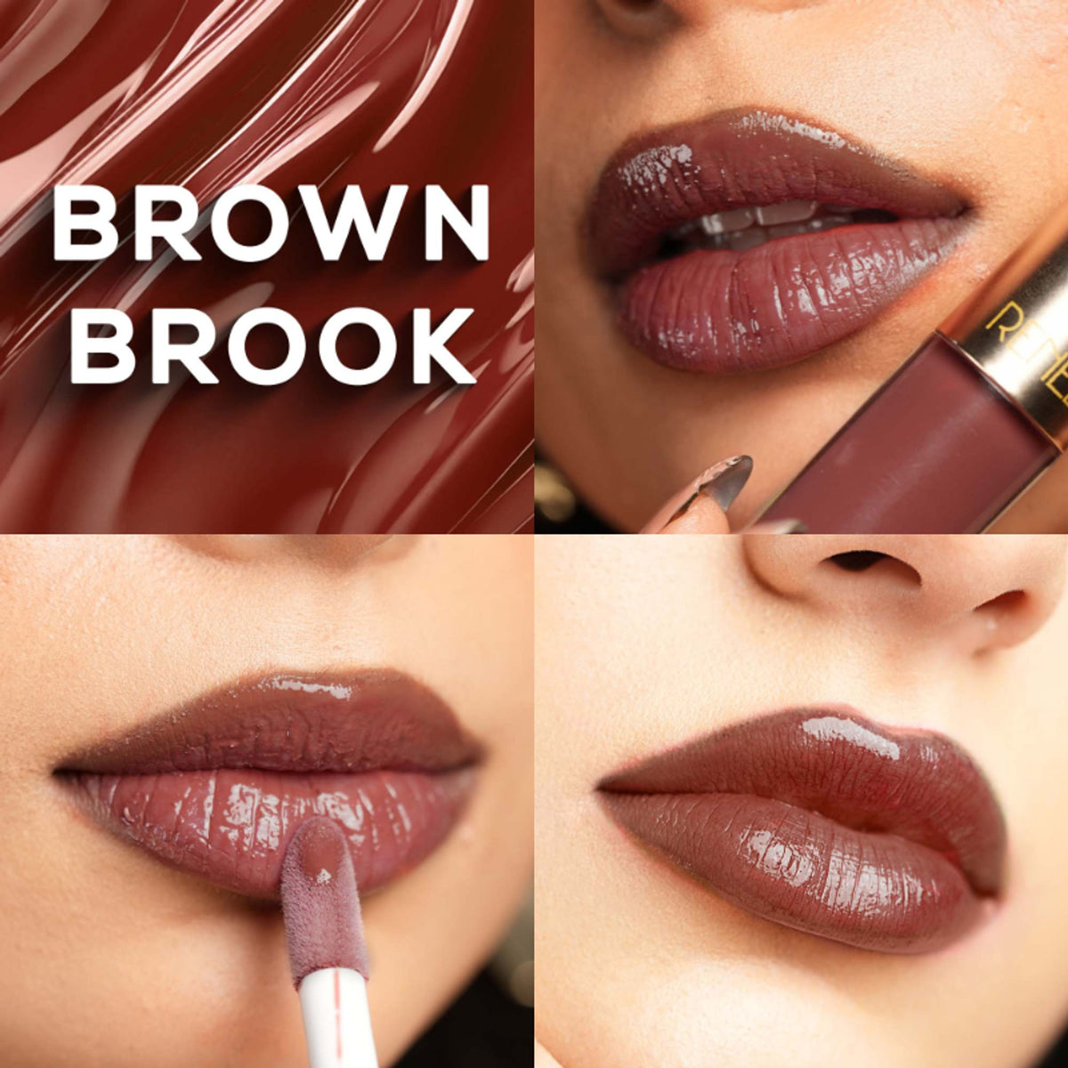 Renee Cosmetics H2O Hydrating Liquid Lipstick - Brown Brook