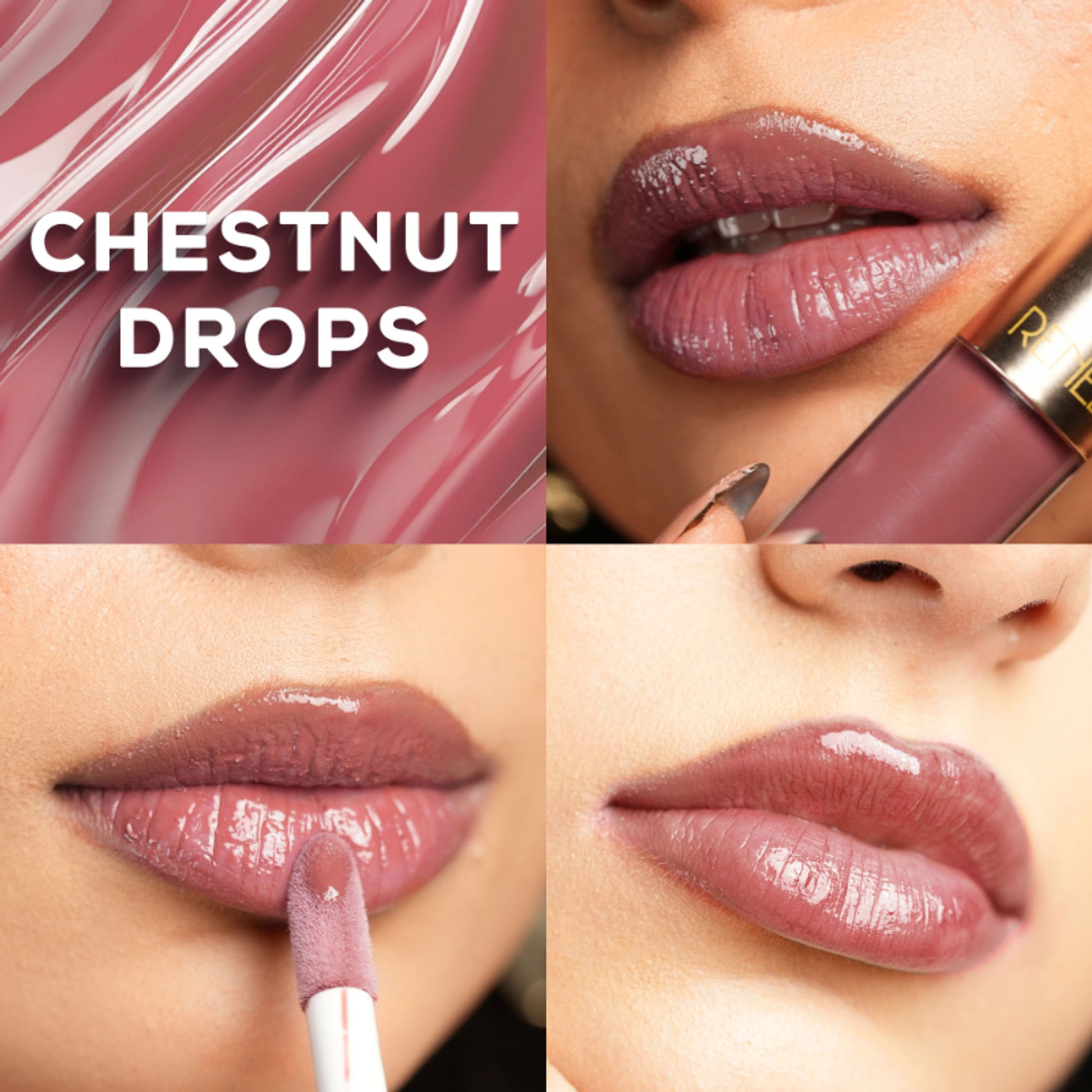 Renee Cosmetics H2O Hydrating Liquid Lipstick - Chestnut Drops