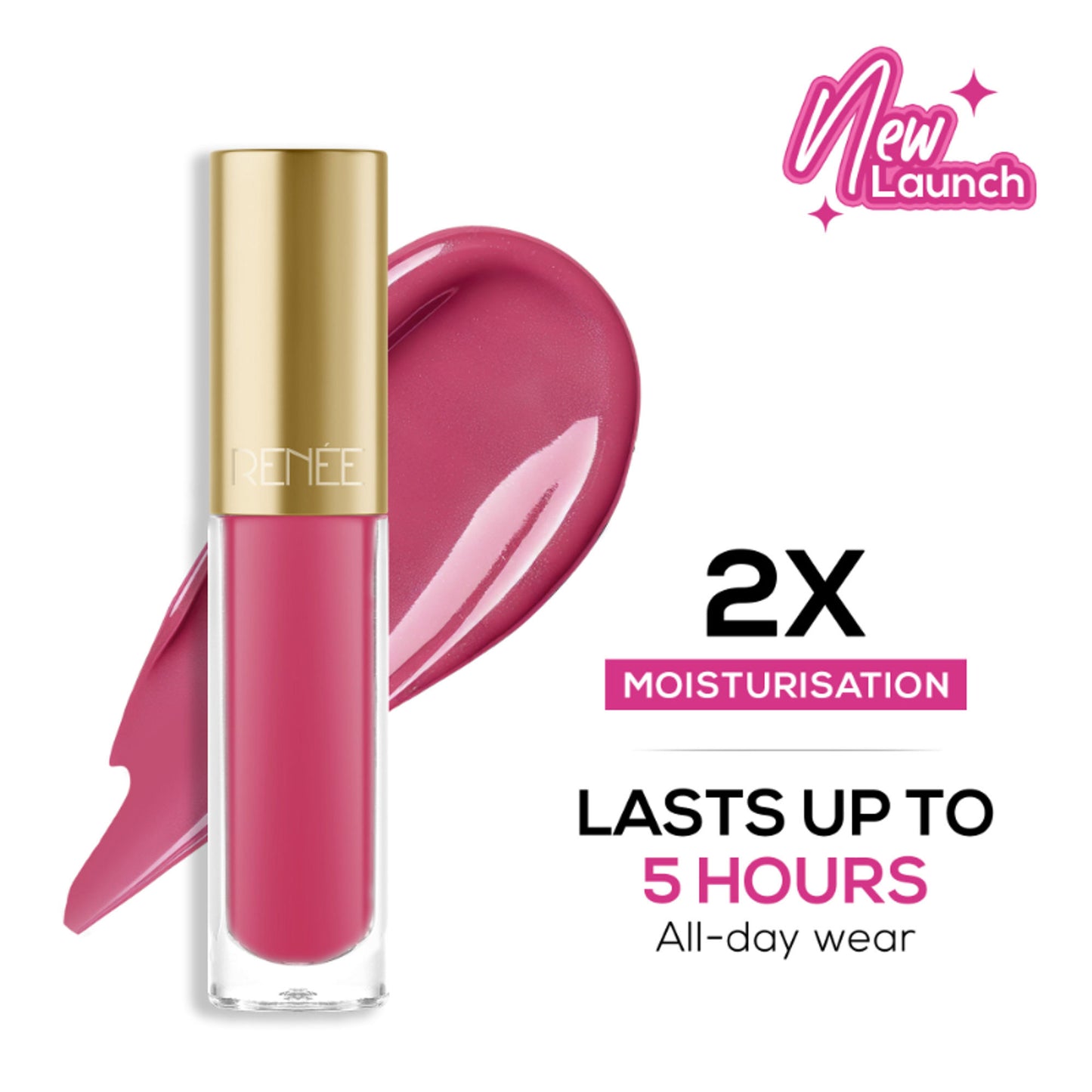 Renee Cosmetics H2O Hydrating Liquid Lipstick - Rose Water