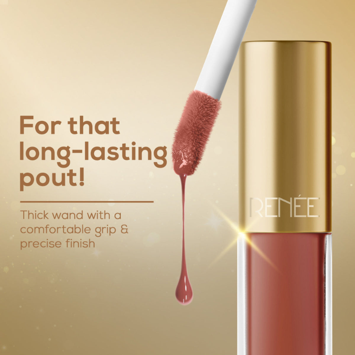 Renee Cosmetics H2O Hydrating Liquid Lipstick - Mocha Mist