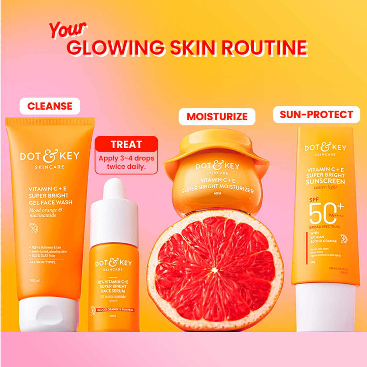 Dot & Key 10% Vitamin C + E Face Serum With 5% Niacinamide, Fights Pigmentation & Dark Spots
