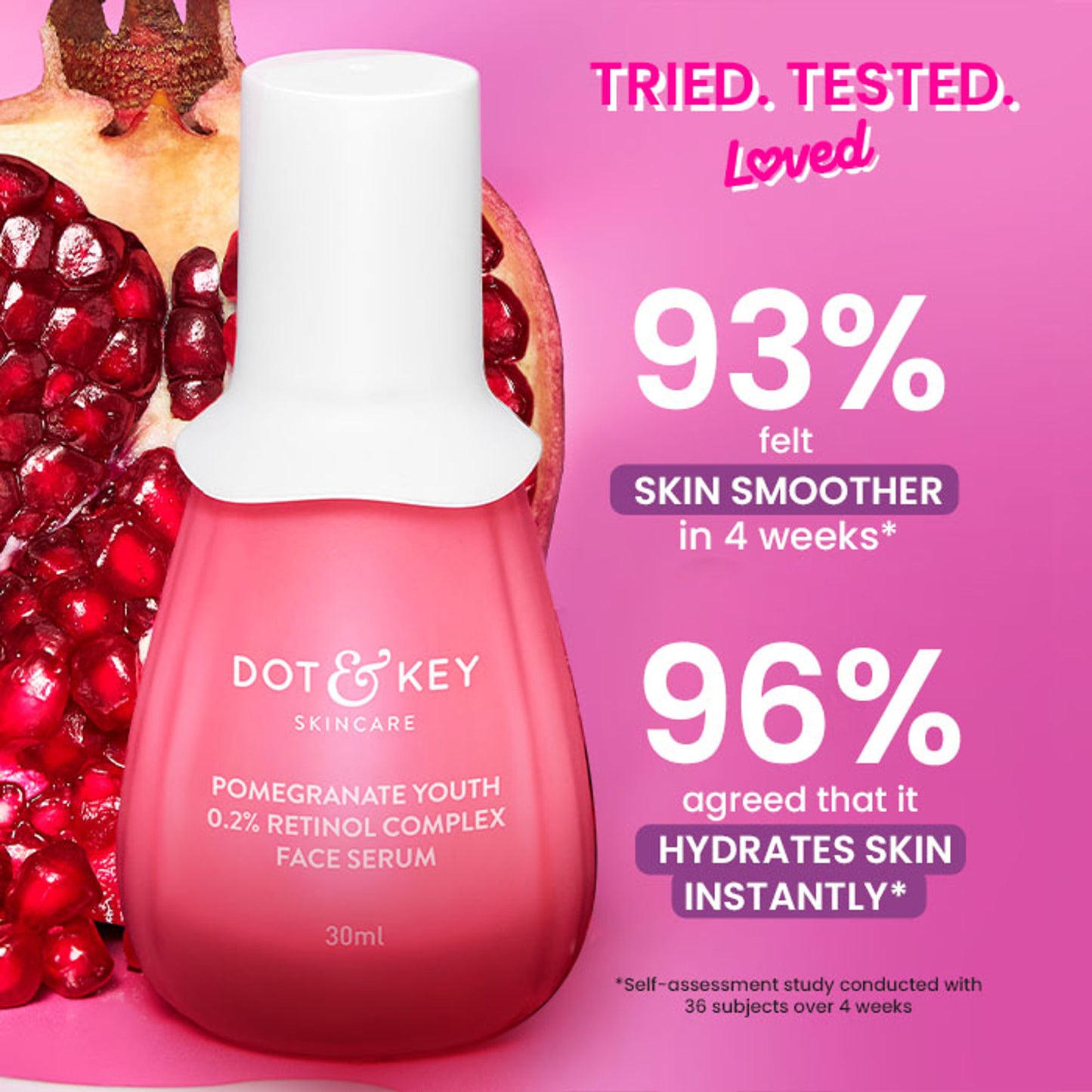 Dot & Key Pomegranate Youth 0.2% Retinol Complex Face Serum