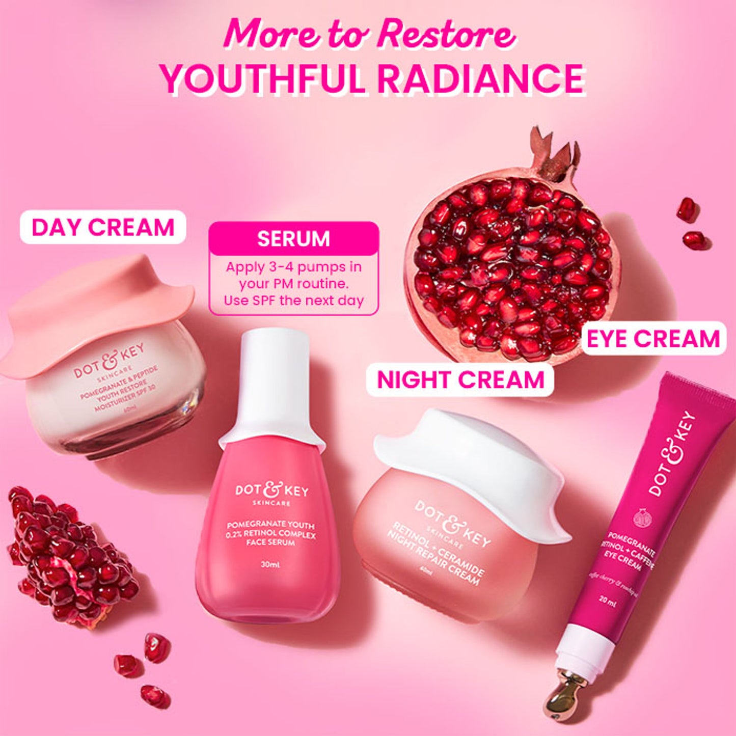 Dot & Key Pomegranate Youth 0.2% Retinol Complex Face Serum