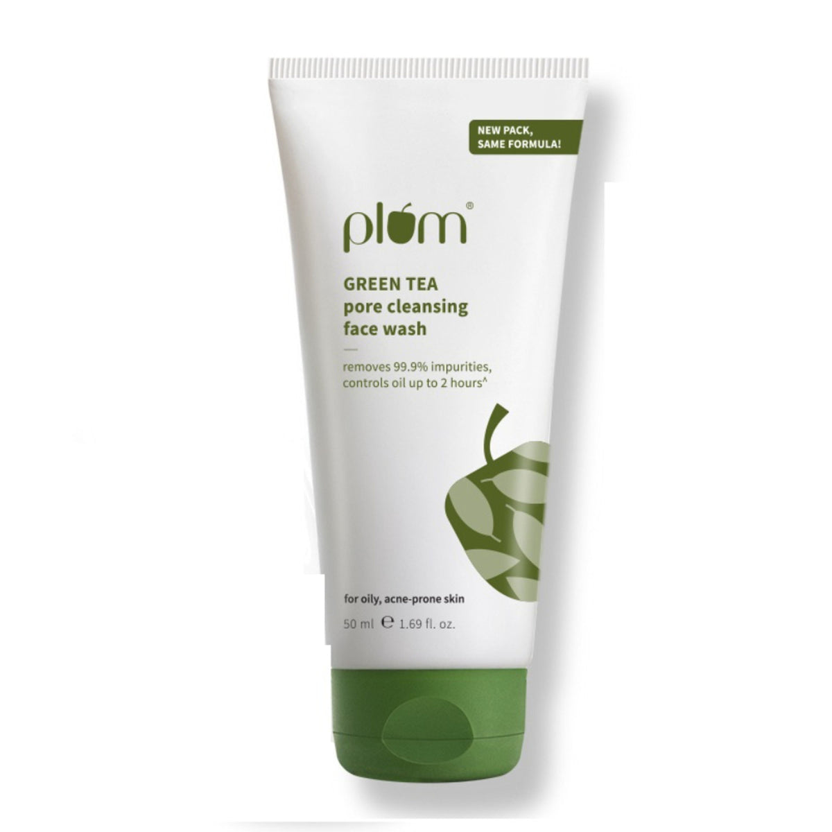 Plum Green Tea Pore Cleansing Gel Face Wash With Glycolic Acid - Fights Pimpels & Control Oil