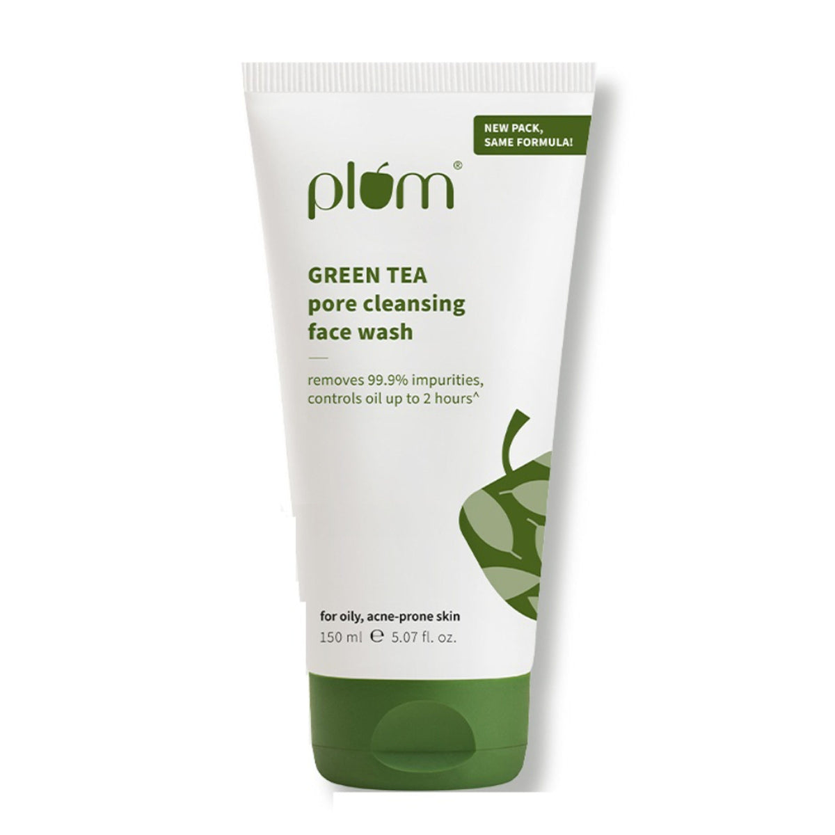 Plum Green Tea Pore Cleansing Gel Face Wash With Glycolic Acid - Fights Pimpels & Control Oil