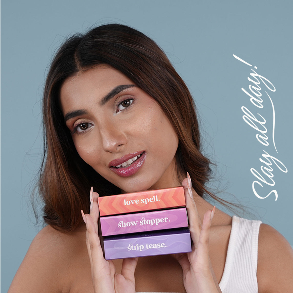 Bella Vita Organic Show Stopper pH Adapting Lip Gloss applied on lips with a glossy finish and natural color.