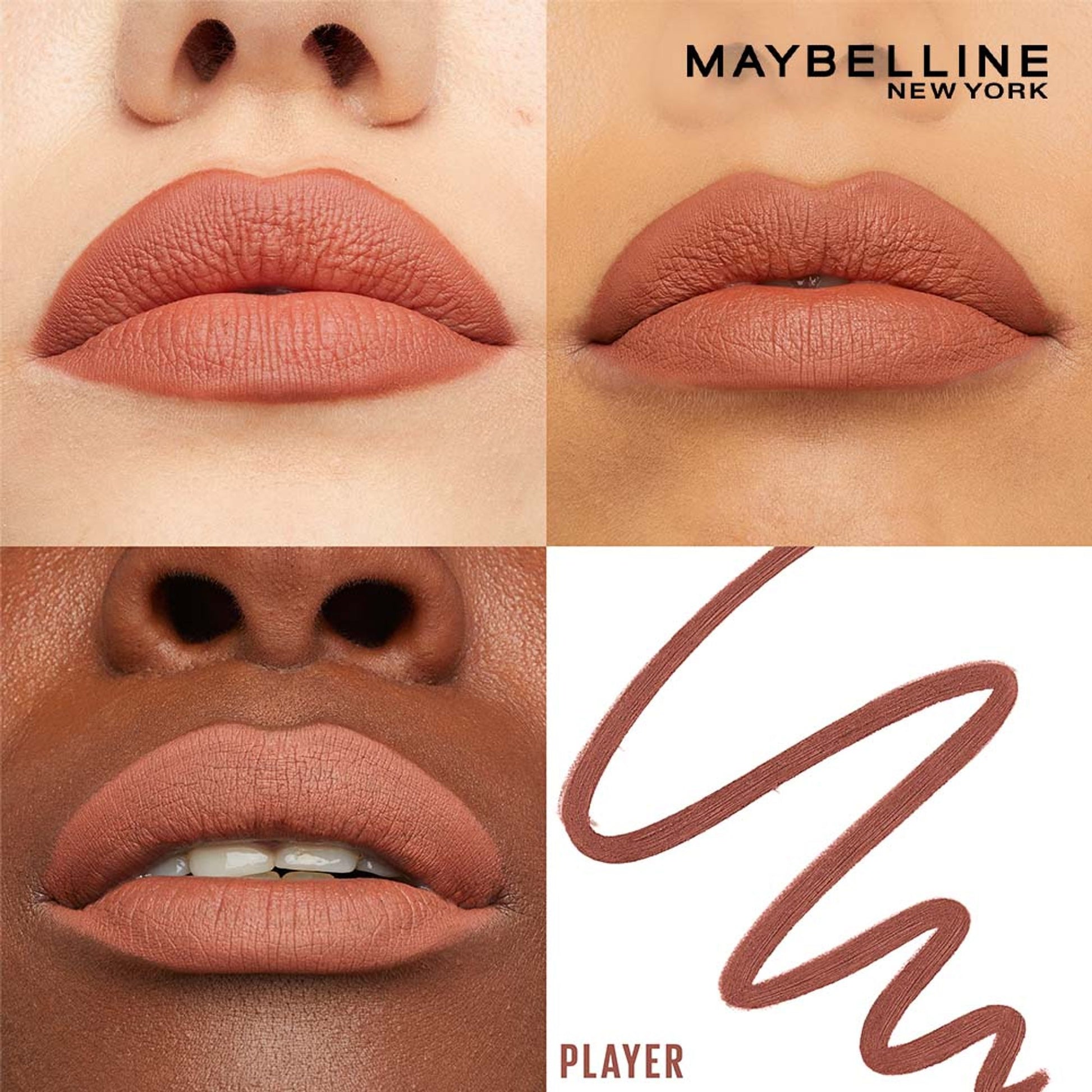Maybelline New York Lifter Liner Lip Liner Pencil With Hyaluronic Acid - Player