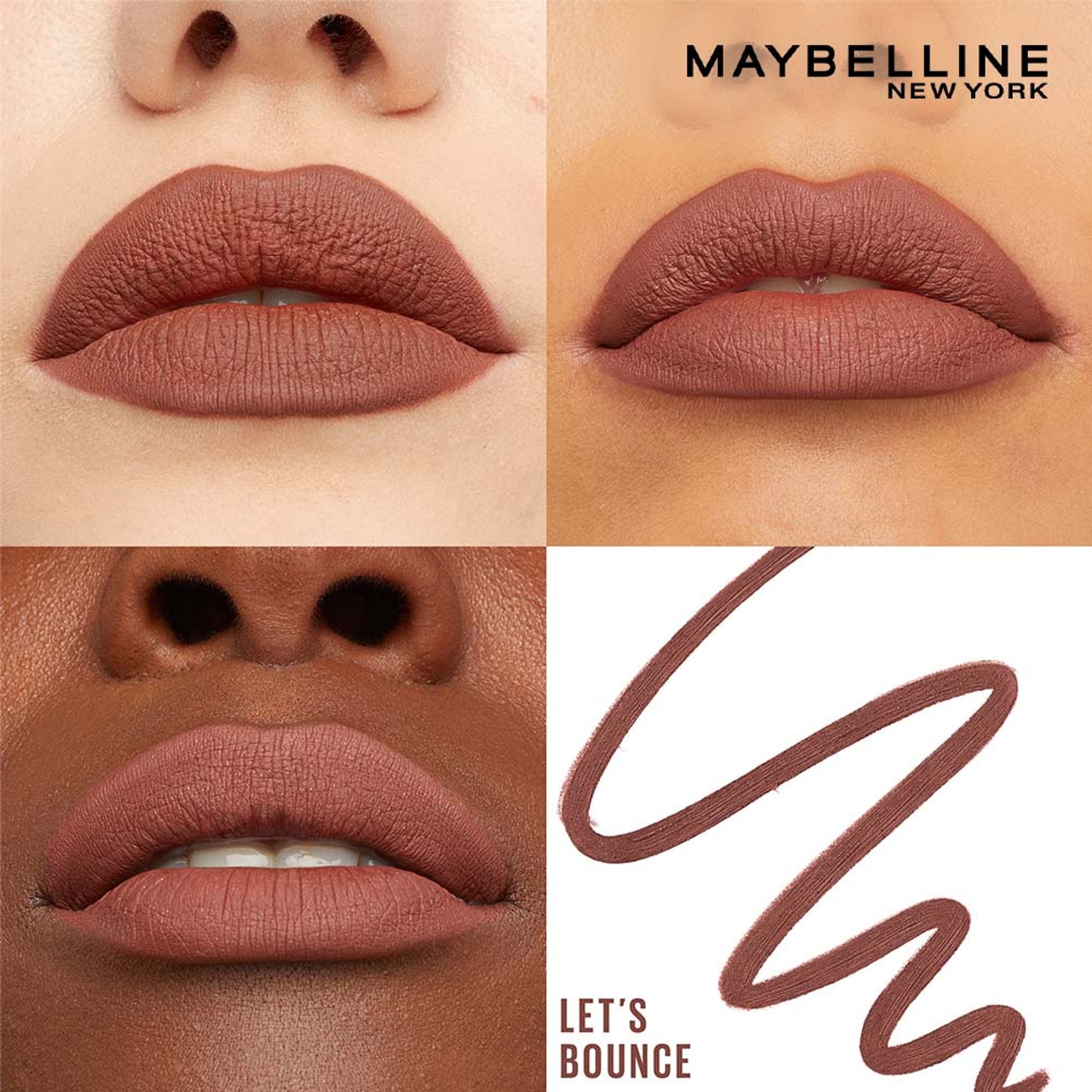 Maybelline New York Lifter Liner Lip Liner Pencil With Hyaluronic Acid - Lets Bounce