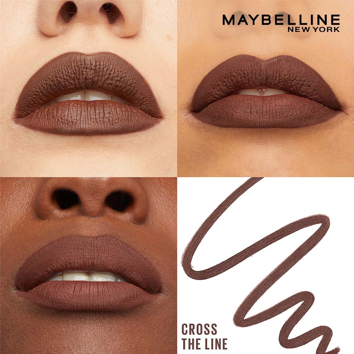Maybelline New York Lifter Liner Lip Liner Pencil With Hyaluronic Acid - Cross The Line