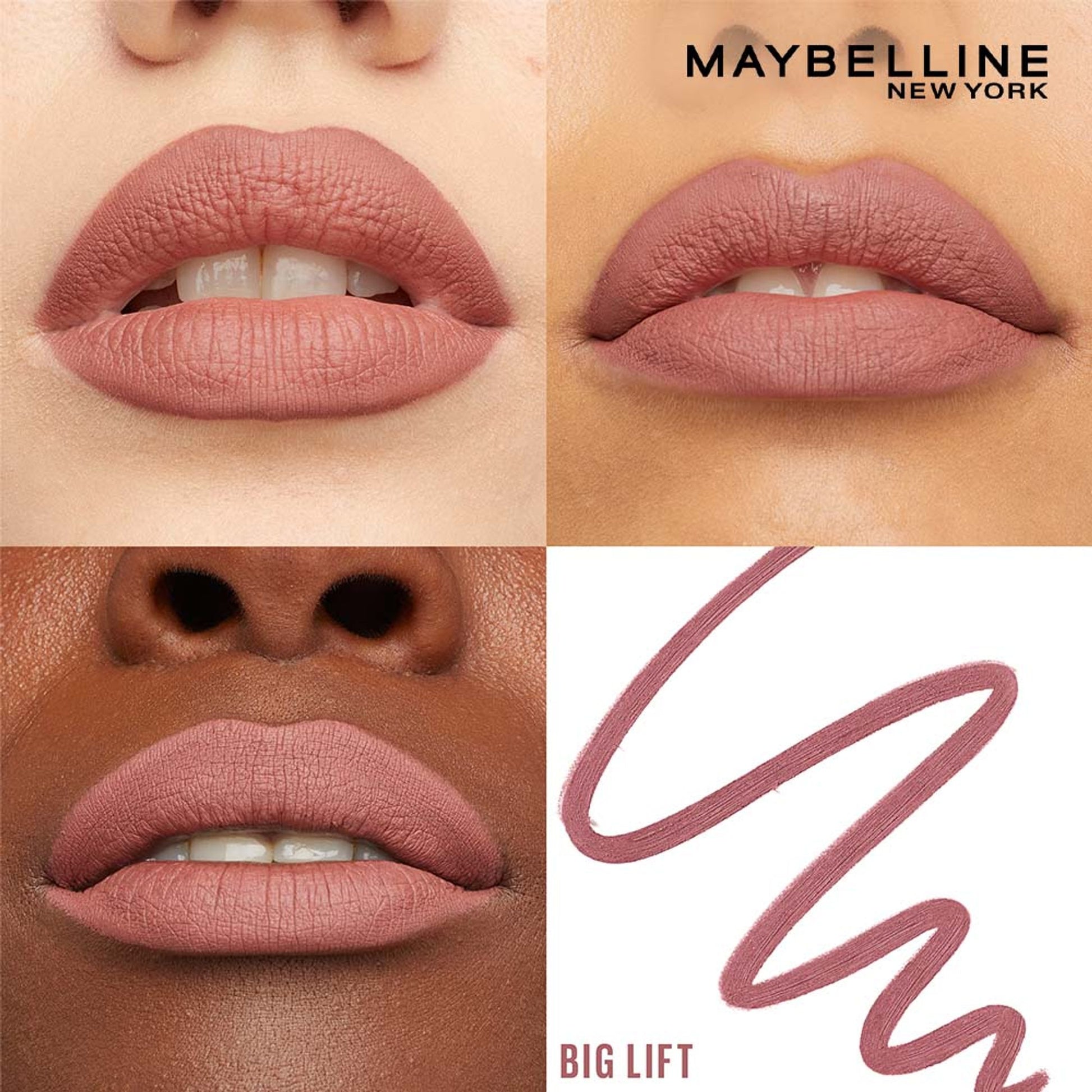 Maybelline New York Lifter Liner Lip Liner Pencil With Hyaluronic Acid - Big Lift