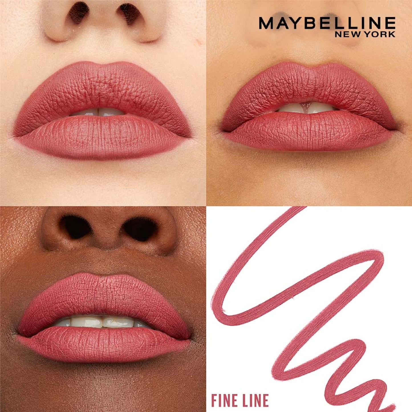 Maybelline New York Lifter Liner Lip Liner Pencil With Hyaluronic Acid - Fine Line