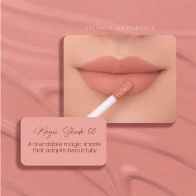 Parul Garg Beauty Silk Matte Liquid Lipstick, Long Lasting & Transfer-Proof - Magic Shade 06