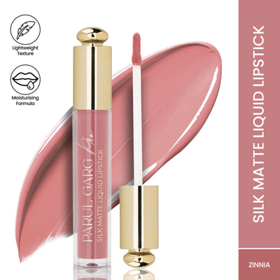 Parul Garg Beauty Silk Matte Liquid Lipstick, Long Lasting & Transfer-Proof - Zinnia 04