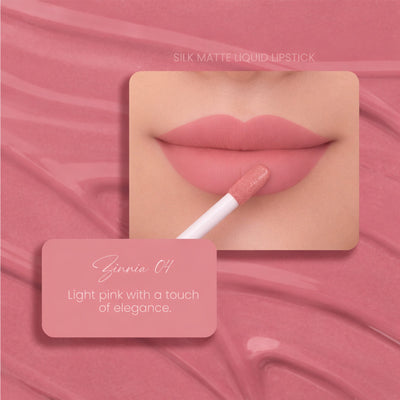 Parul Garg Beauty Silk Matte Liquid Lipstick, Long Lasting & Transfer-Proof - Zinnia 04