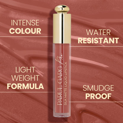 Parul Garg Beauty Silk Matte Liquid Lipstick, Long Lasting & Transfer-Proof - Daisy 16