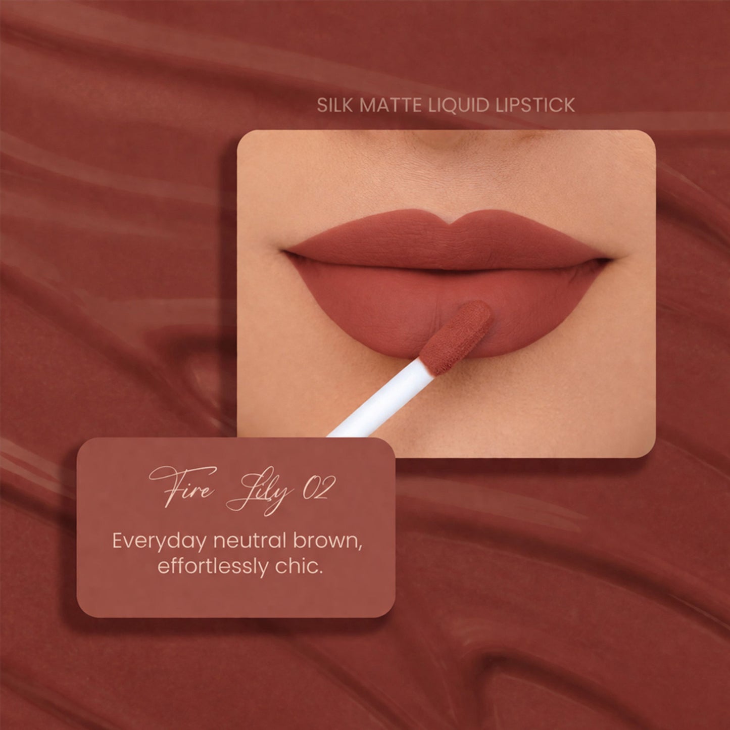 Parul Garg Beauty Silk Matte Liquid Lipstick, Long Lasting & Transfer-Proof - Fire Lily 02