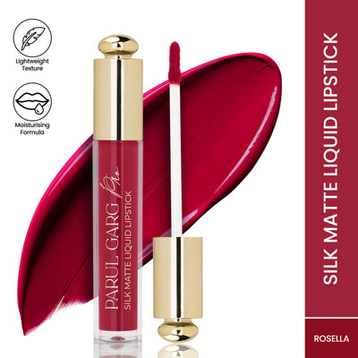 Parul Garg Beauty Silk Matte Liquid Lipstick, Long Lasting & Transfer-Proof - Rosella 07