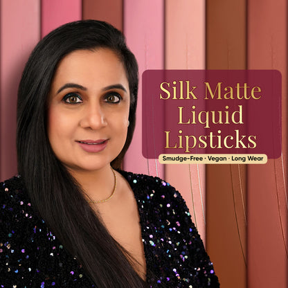 Parul Garg Beauty Silk Matte Liquid Lipstick, Long Lasting & Transfer-Proof - Iris 14