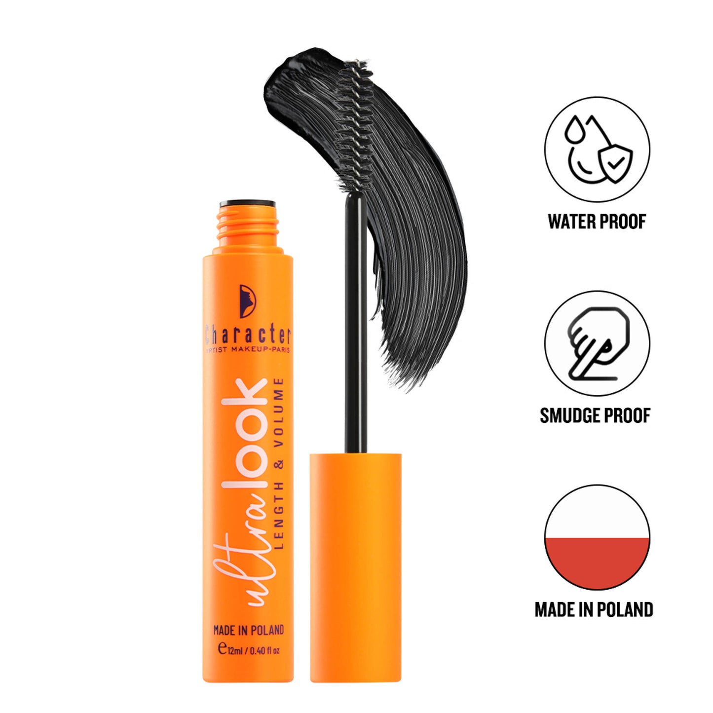 Character Ultra Look Length & Volume Mascara -CUV001