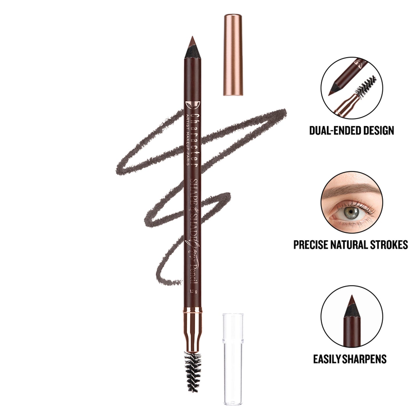 Character Shape & Shade Brow Pencil - Light Brown