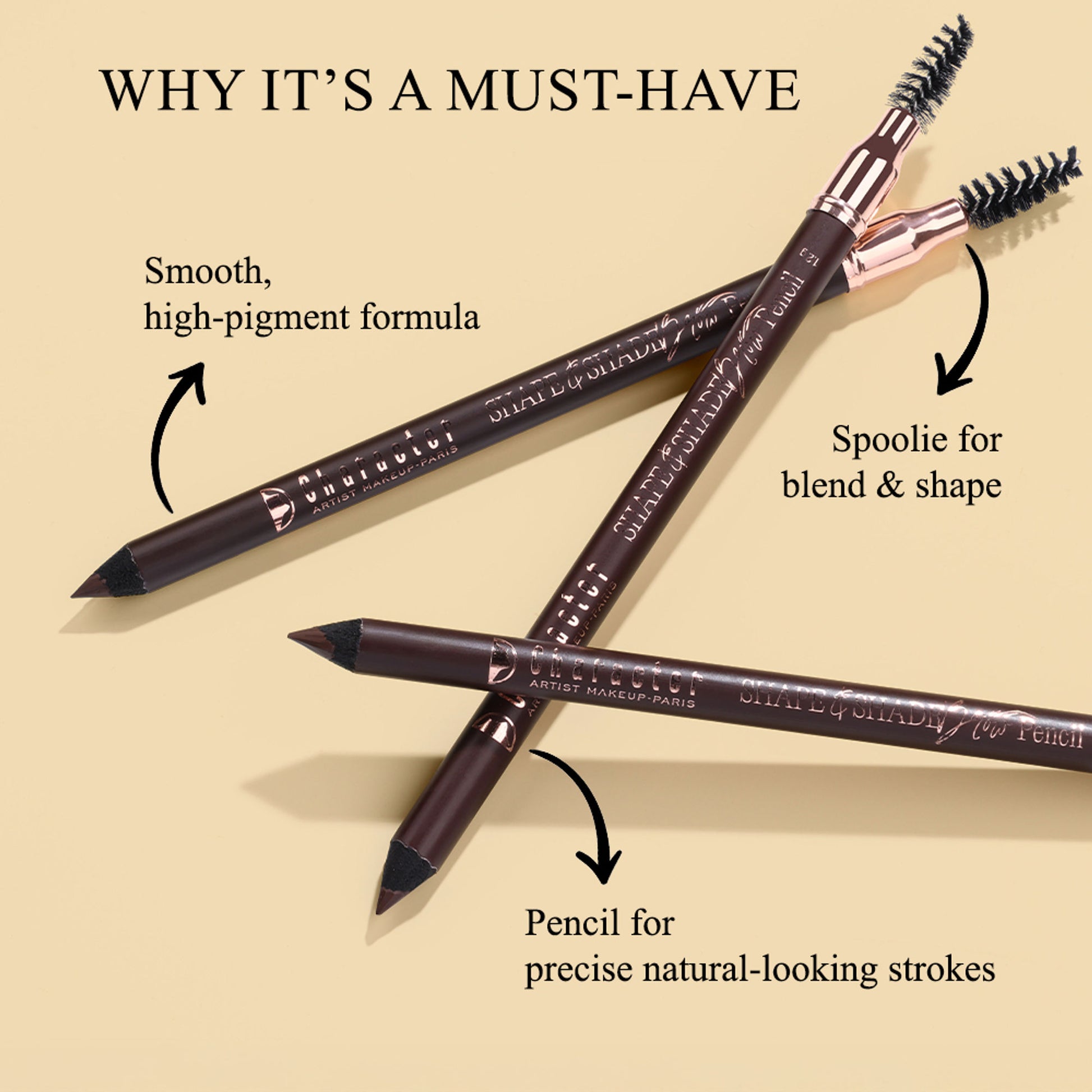 Character Shape & Shade Brow Pencil - Light Brown