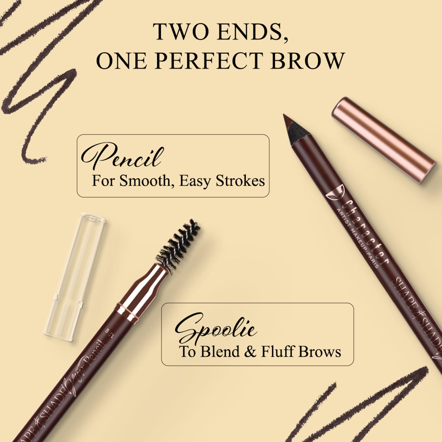 Character Shape & Shade Brow Pencil - Light Brown