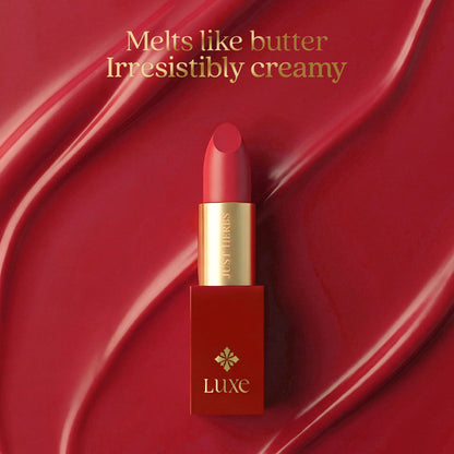 Just Herbs Luxe Satin Melt High Shine Lipstick - 09 Searing Scarlet