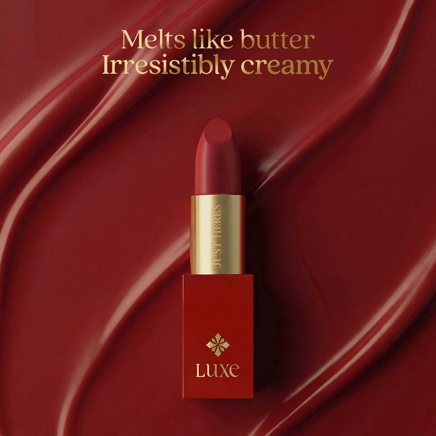 Just Herbs Luxe Satin Melt High Shine Lipstick - 07 Midnight Rouge