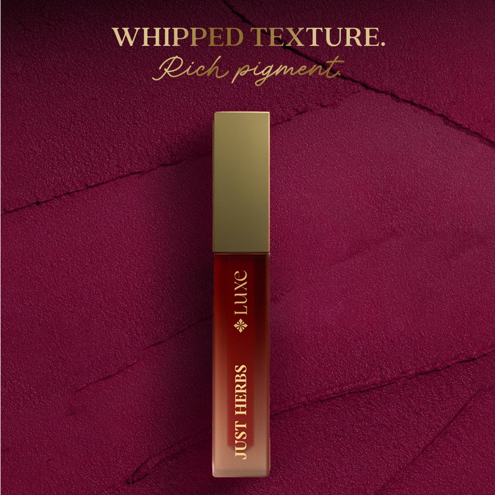Just Herbs Luxe Dream Muse Mousse Liquid Lipstick - 09 Enchanted Plum