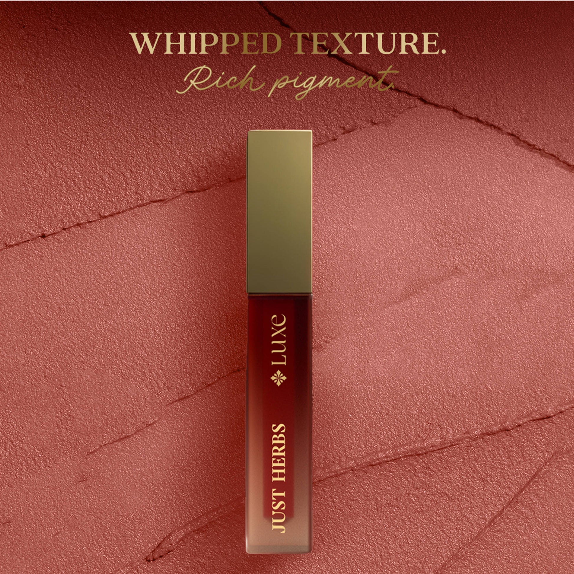 Just Herbs Luxe Dream Muse Mousse Liquid Lipstick - 06 Peach Symphony