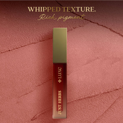 Just Herbs Luxe Dream Muse Mousse Liquid Lipstick - 05 Cashmere Nude