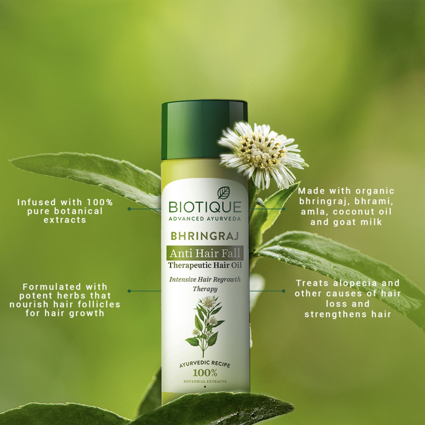 Biotique Bio Bhringraj Therapeutic Oil For Falling Hair