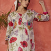 Dhiyona IE Printed Pure Cotton A-Line Tunic & Trousers Co-Ord Set