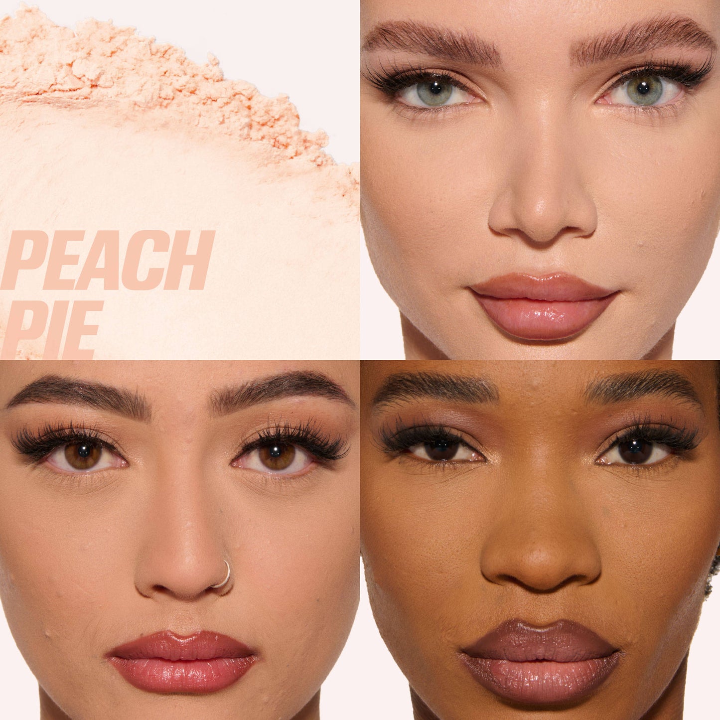 Huda Beauty Mini Easy Baby Bake Loose Baking & Setting Powder - Cherry Blossom - Peach Pie