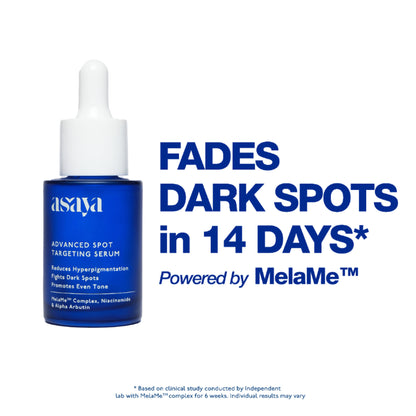 Asaya Advanced Dark Spot Pigmentation Face Serum for Men & Women with MelaMe Complex & Niacinamide