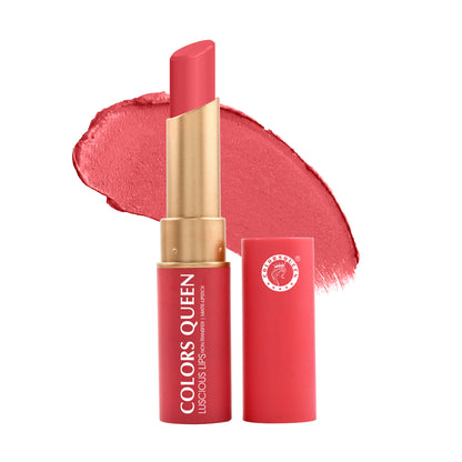 Colors Queen Luscious Lips Non Transfer Matte Lipstick - 03 Rosy Sunday