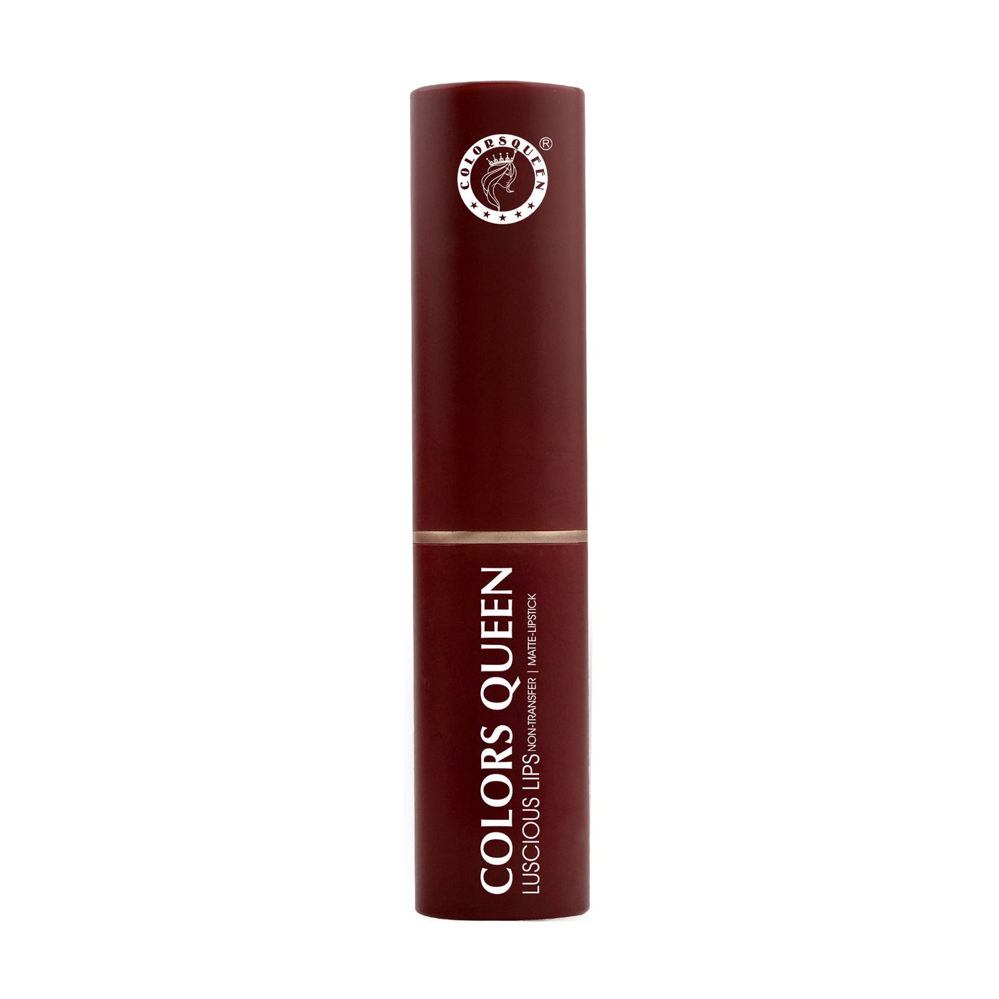 Colors Queen Luscious Lips Non Transfer Matte Lipstick - 04 Royal Rust Maroon