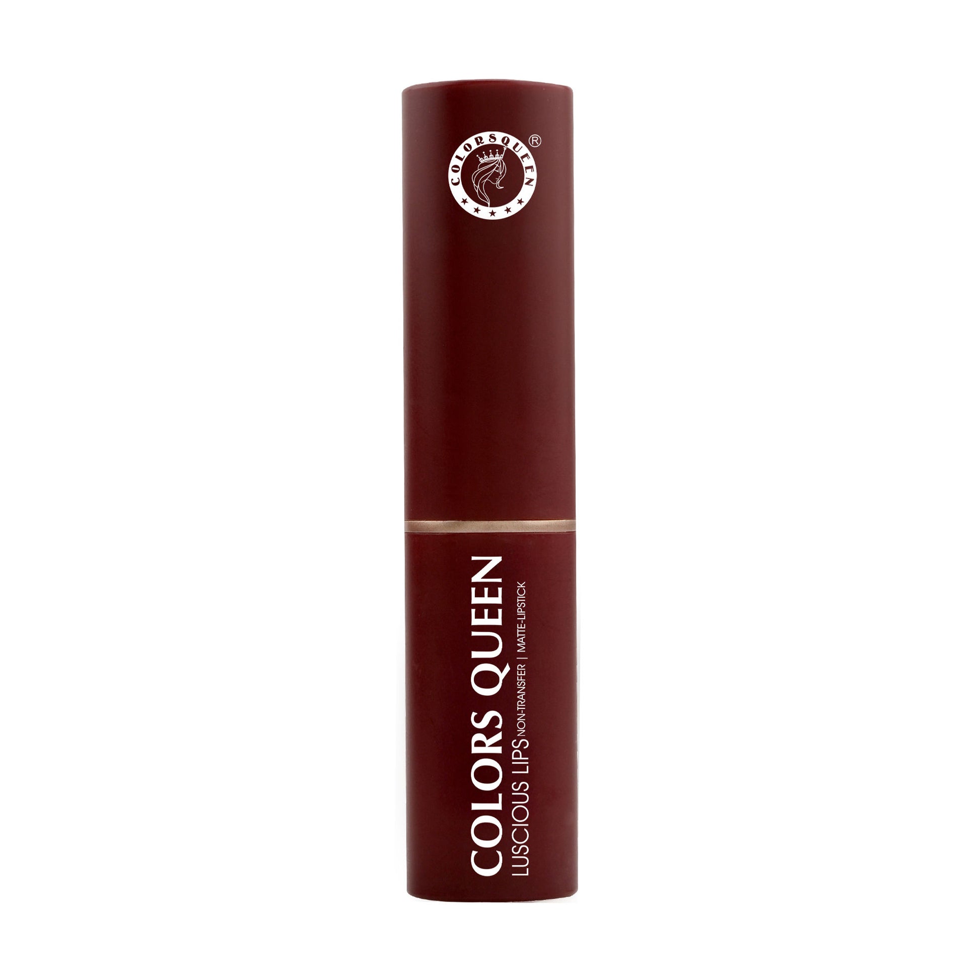 Colors Queen Luscious Lips Non Transfer Matte Lipstick - 04 Royal Rust Maroon