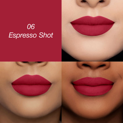 Colors Queen Luscious Lips Non Transfer Matte Lipstick - 06 Expresso Shot