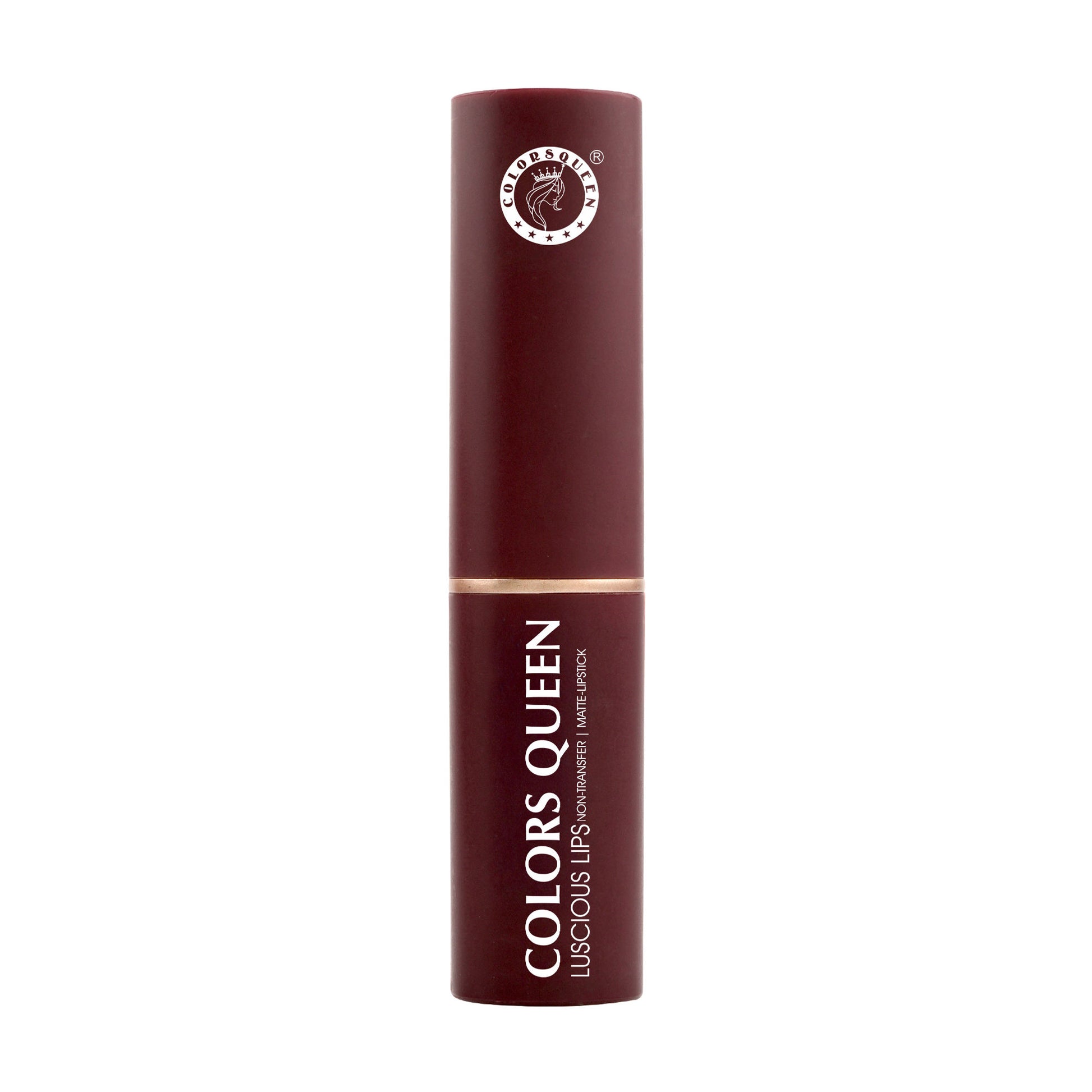 Colors Queen Luscious Lips Non Transfer Matte Lipstick - 09 Wild Maroon