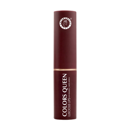 Colors Queen Luscious Lips Non Transfer Matte Lipstick - 09 Wild Maroon
