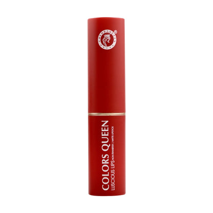 Colors Queen Luscious Lips Non Transfer Matte Lipstick - 11 Chilli Red