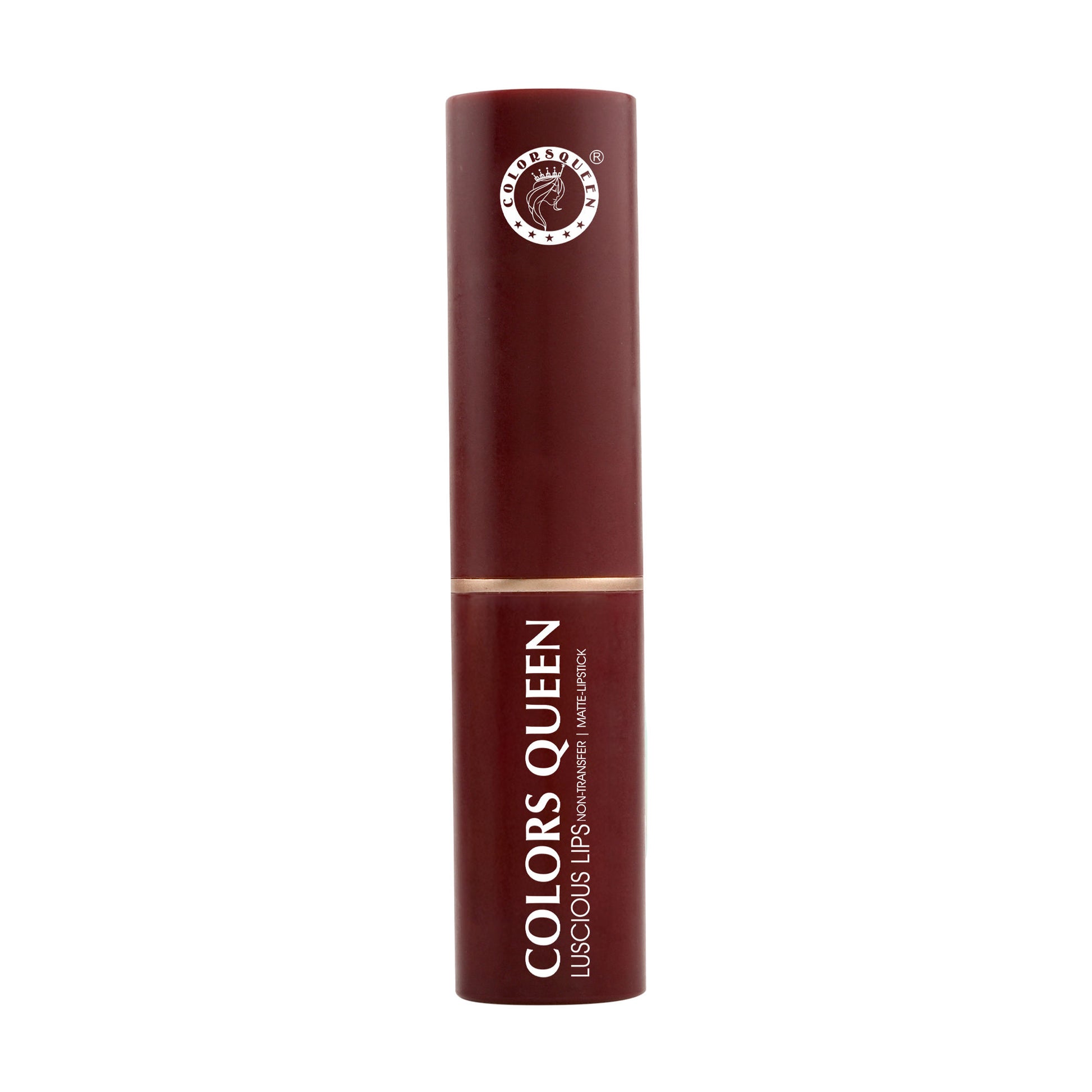 Colors Queen Luscious Lips Non Transfer Matte Lipstick - 12 Bride Maroon