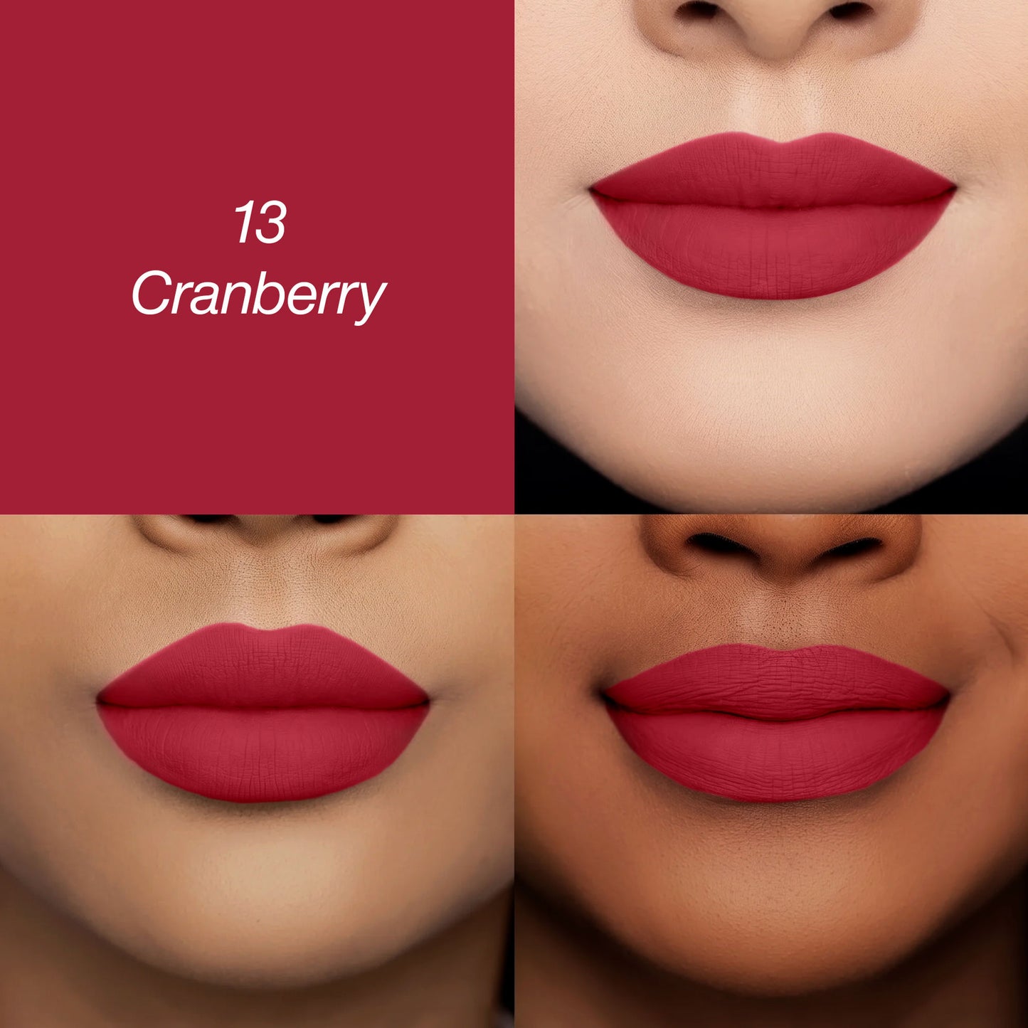 Colors Queen Luscious Lips Non Transfer Matte Lipstick - 13 Cranberry
