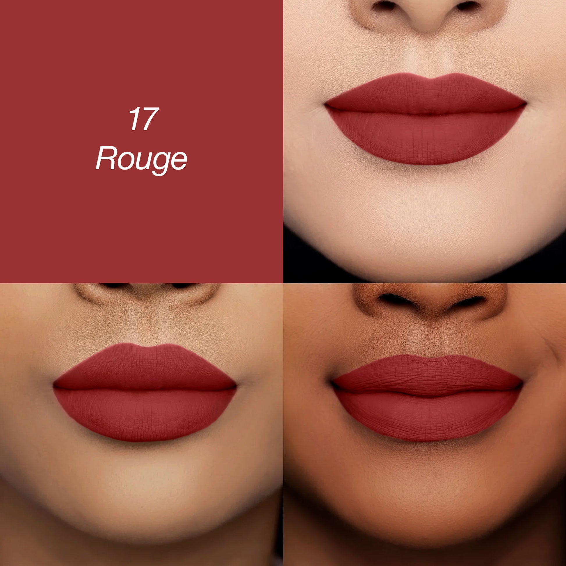 Colors Queen Luscious Lips Non Transfer Matte Lipstick - 17 Rouge