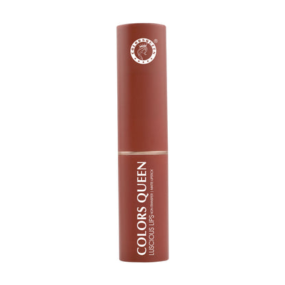 Colors Queen Luscious Lips Non Transfer Matte Lipstick - 19 Naughty Nude