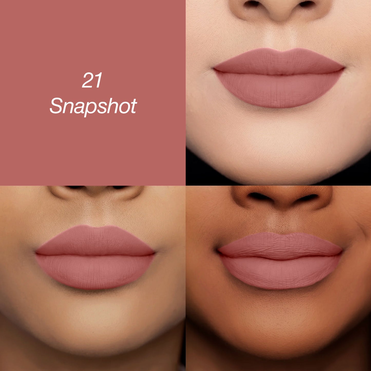 Colors Queen Luscious Lips Non Transfer Matte Lipstick - 21 Snapshot